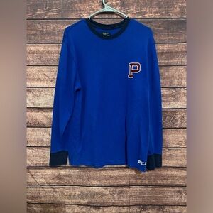 Polo Ralph Lauren Mens XL Waffle Knit Thermal Long Sleeve Short